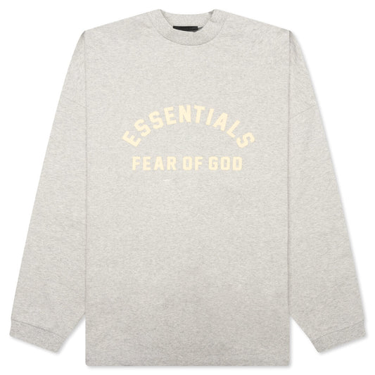 L/S T-Shirt - Light Heather Grey