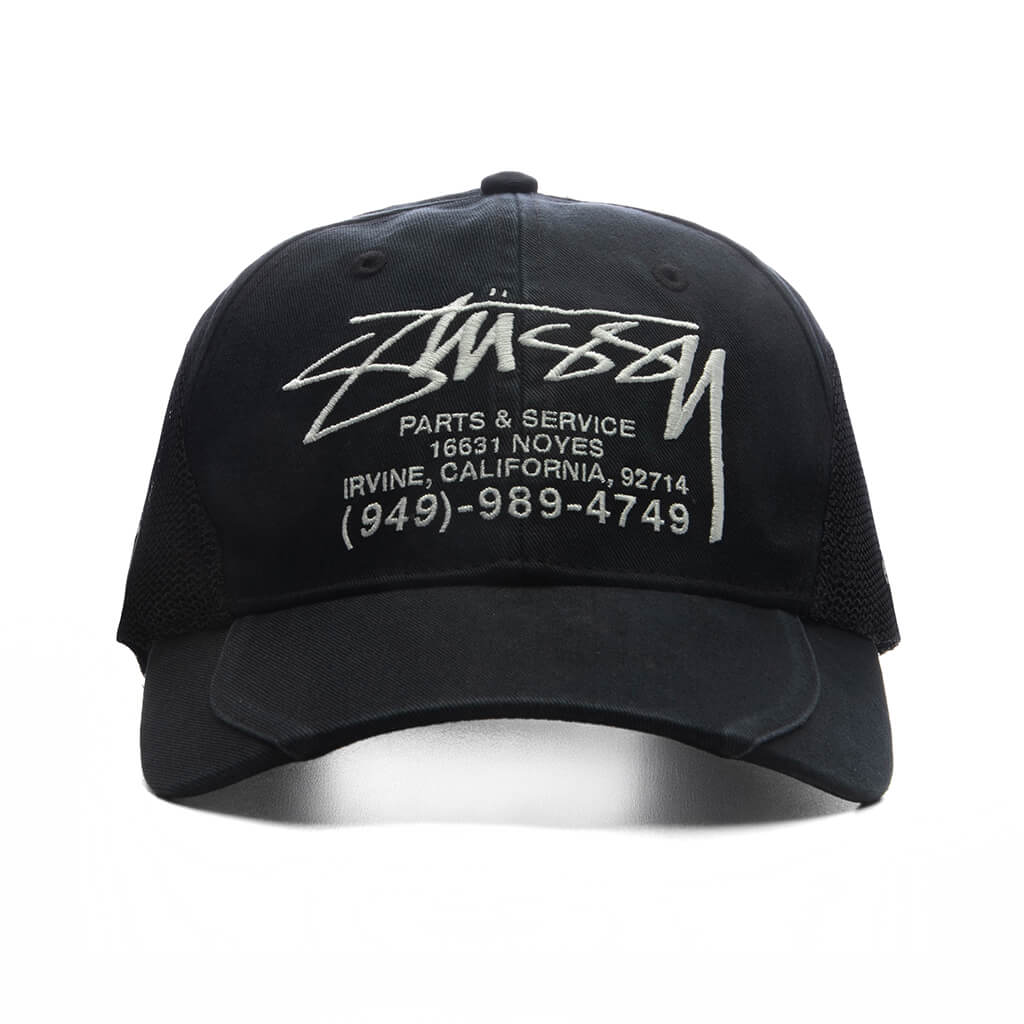 LP Service Mesh Strapback Cap - Black