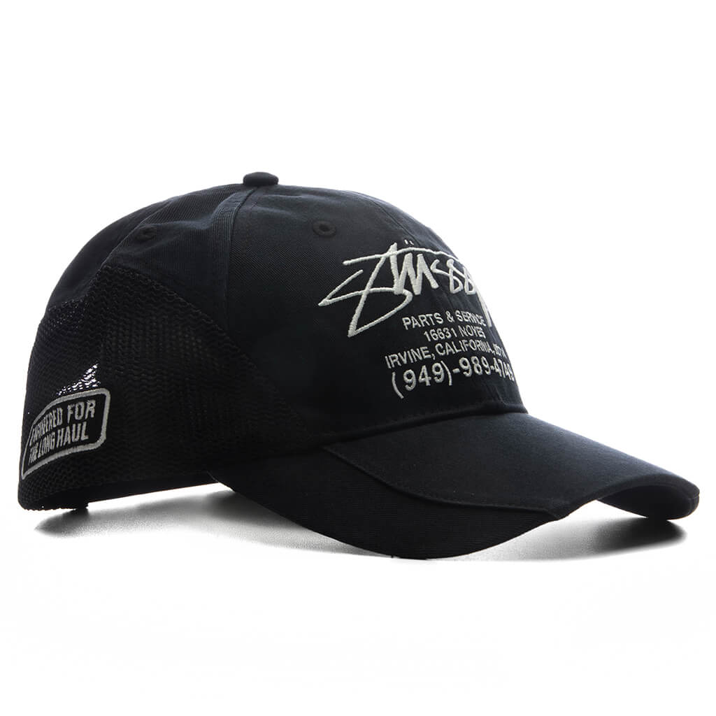 LP Service Mesh Strapback Cap - Black