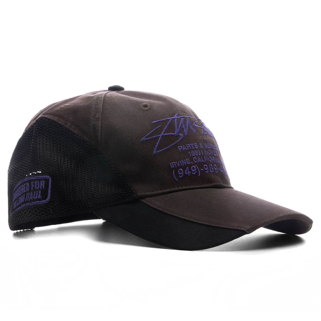 LP Service Mesh Strapback Cap - Brown