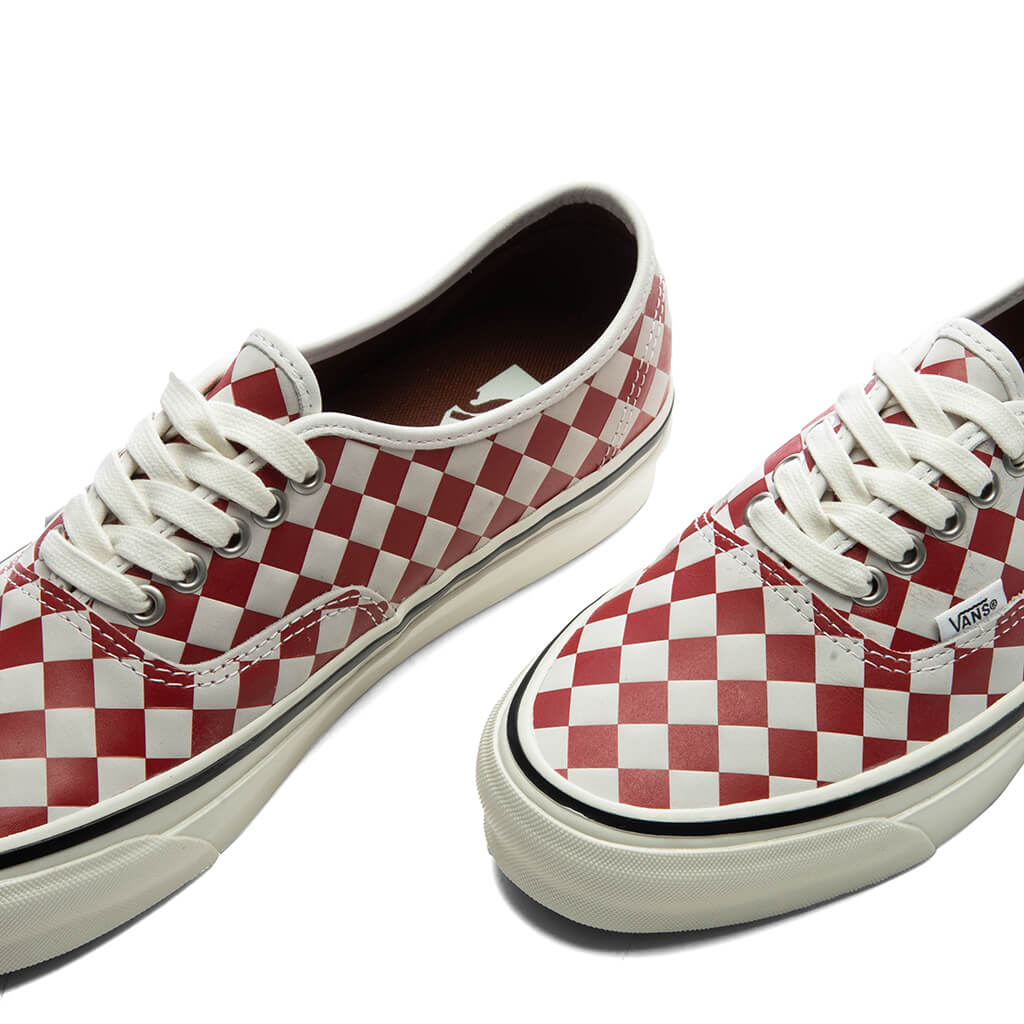 Premium LX Authentic 44 Diamond -  Checkerboard Red/Marshmallow White