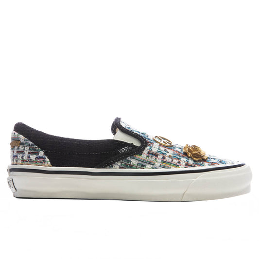 Premium LX Classic Slip-On 98 Cardigan - Black/White
