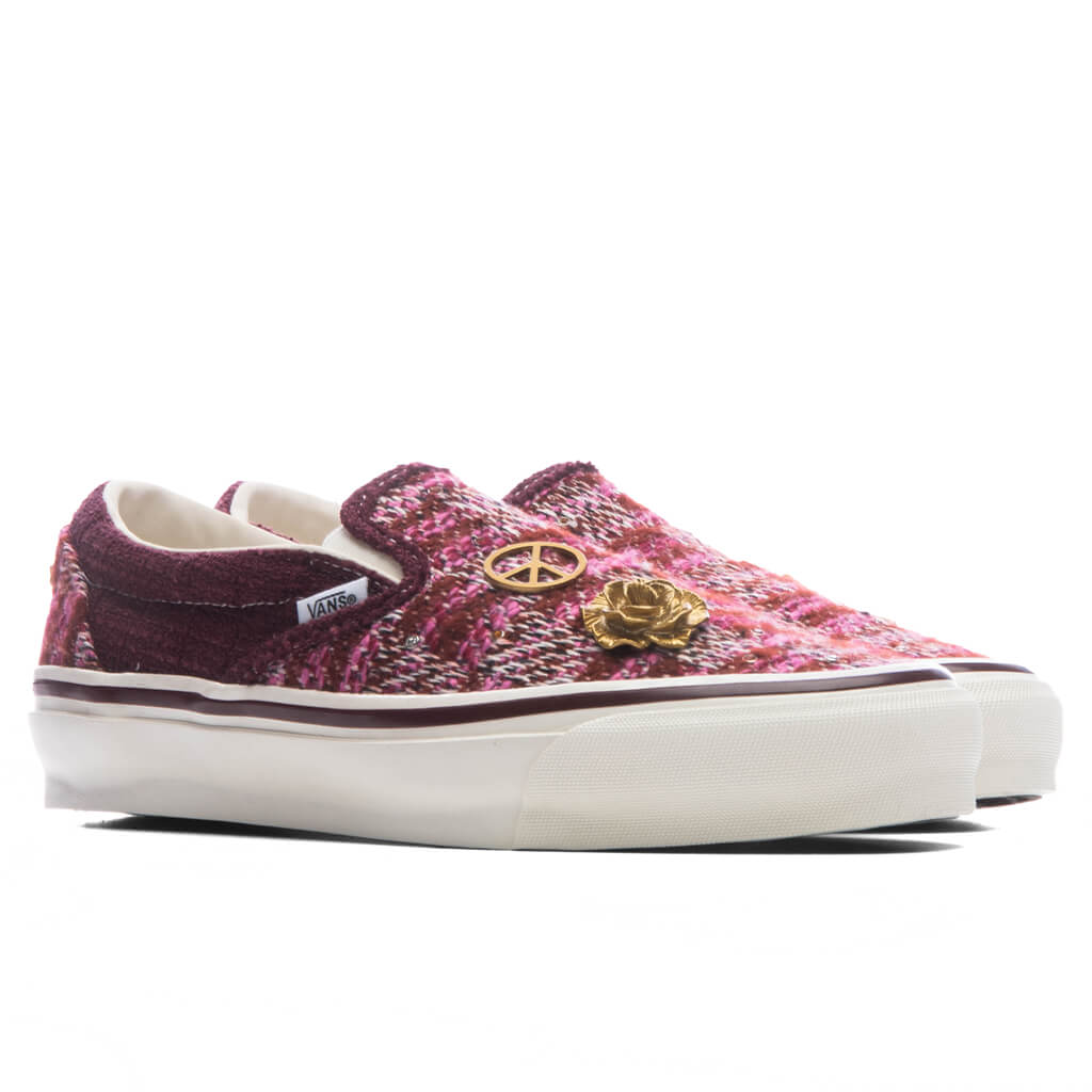 Premium LX Classic Slip-On 98 Cardigan - Brown/Pink