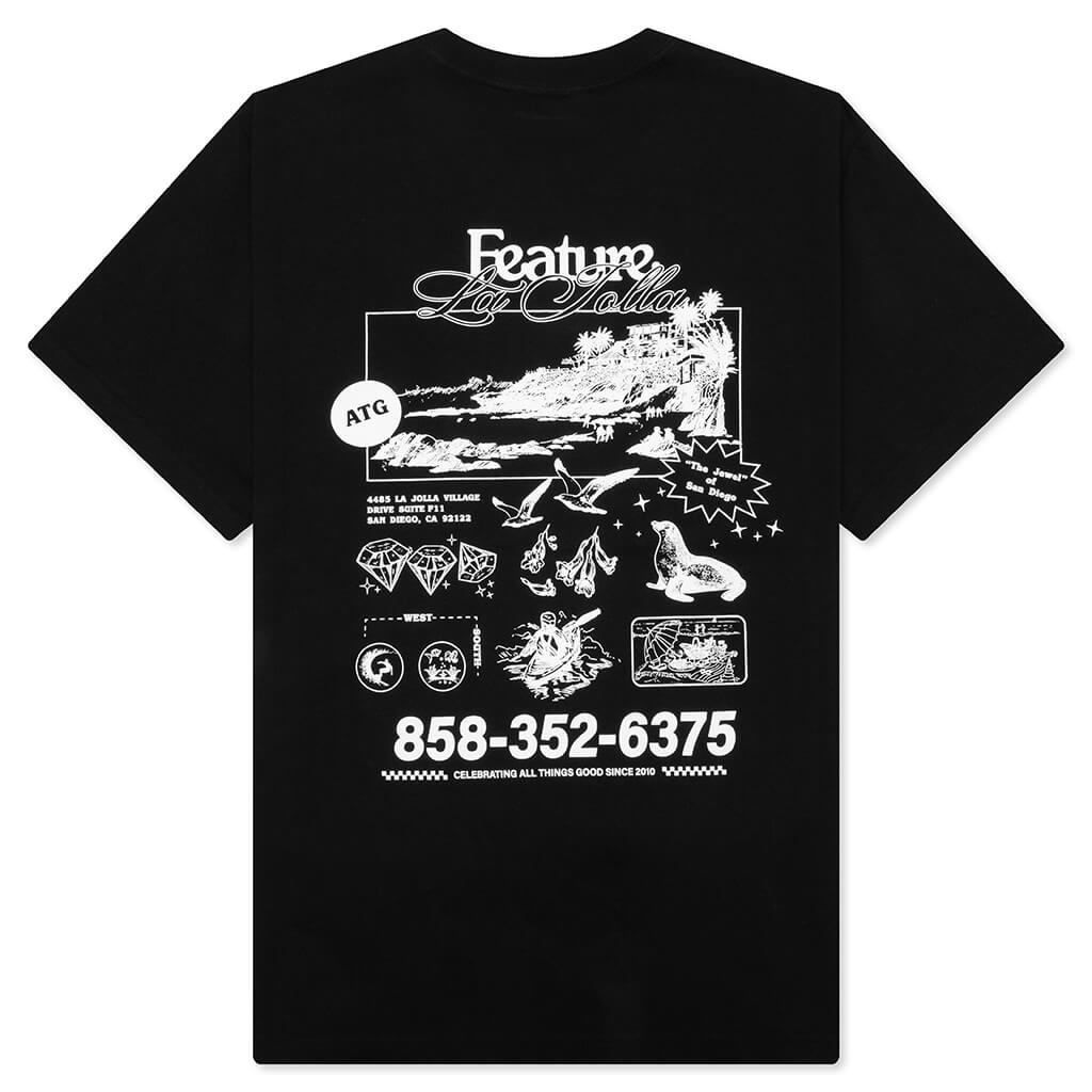 Coastal Tee - Black/White