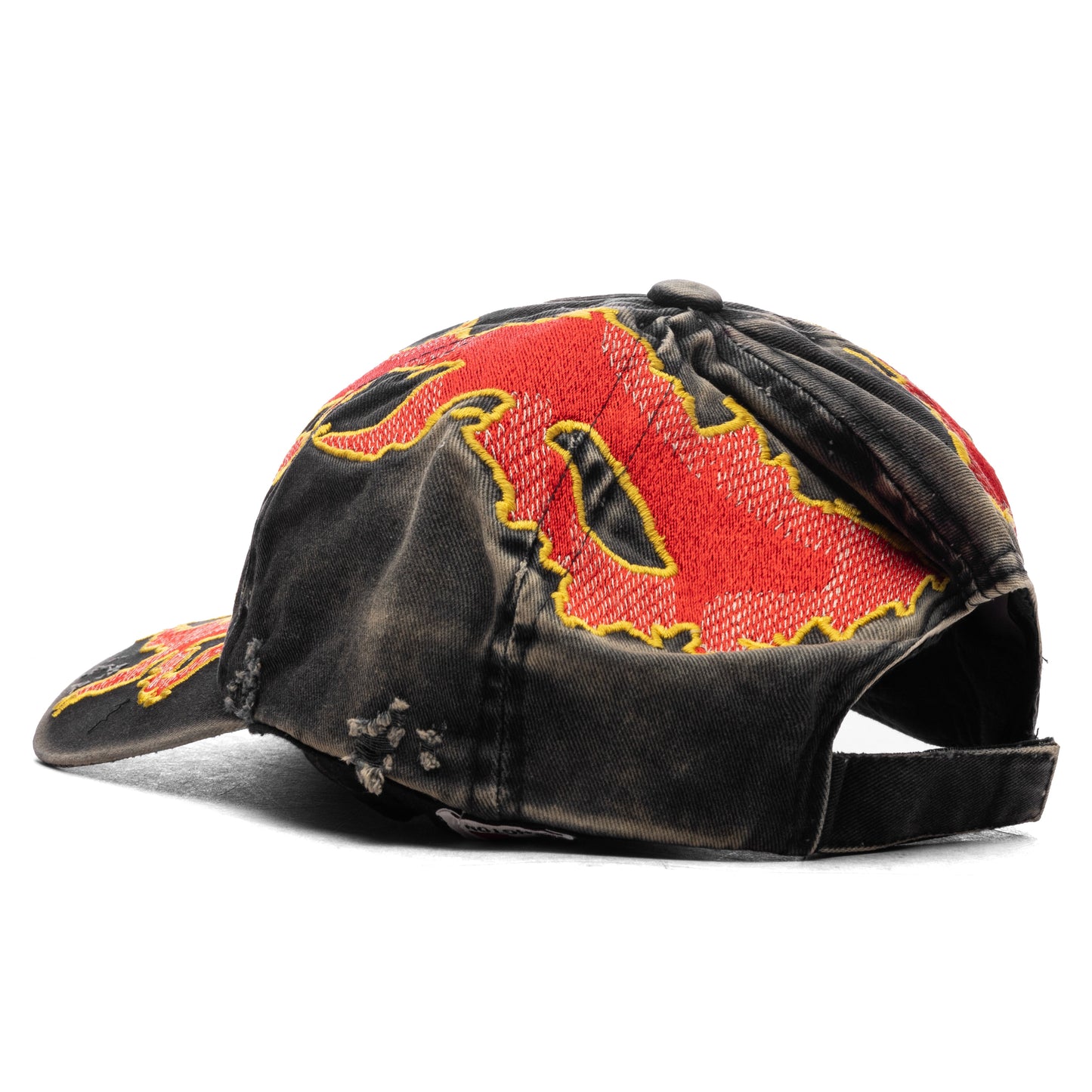 Lambs Cap - Black/Red