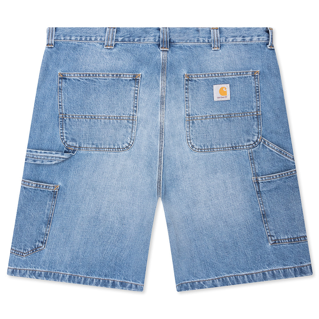 OG Single Knee Short - Blue Burst Washed