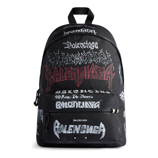 Balenciaga Explorer Backpack Diy Metal Allover 'Black' 5032212AAXY1000