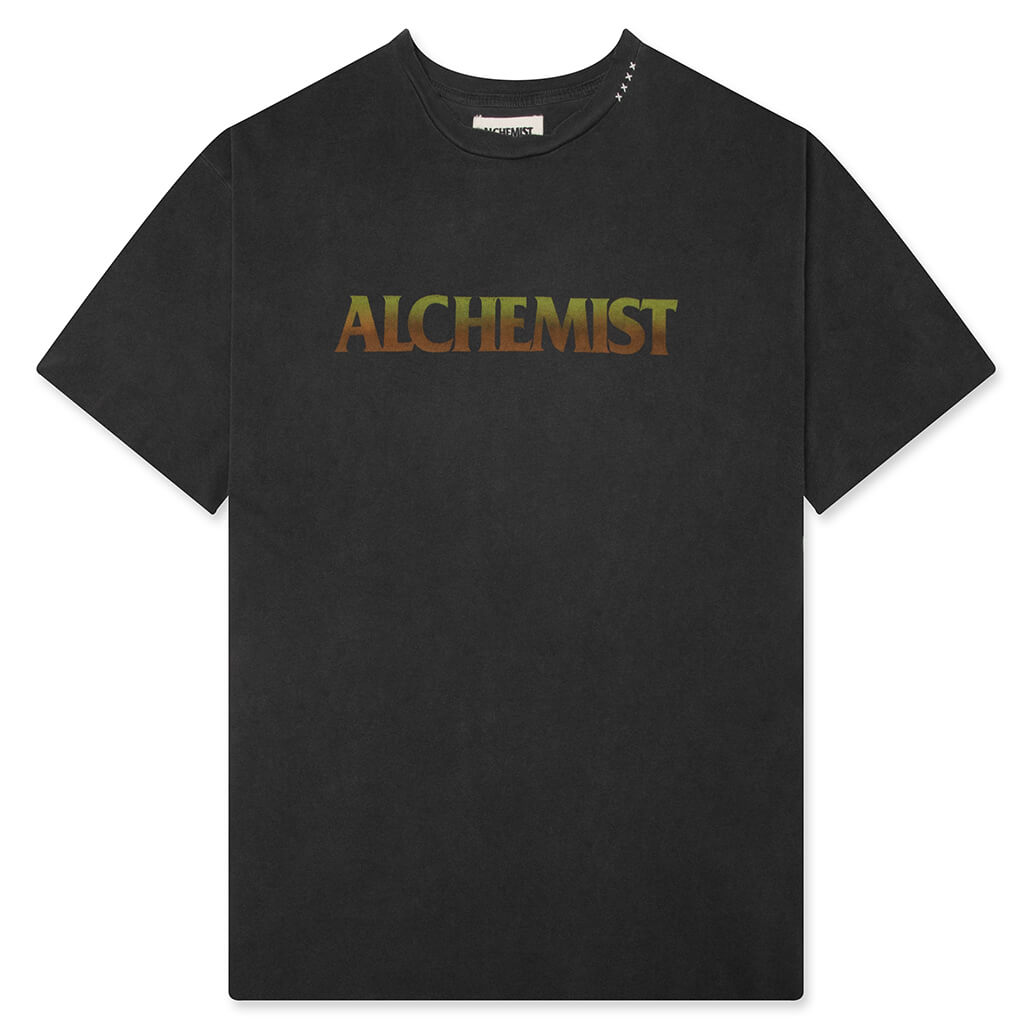 Large Gradient Logo T-Shirt - Jet Black