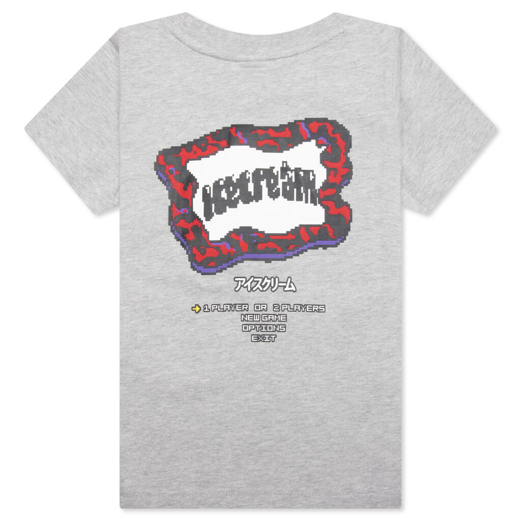 Kids Lava Flag S/S Tee - Heather Grey