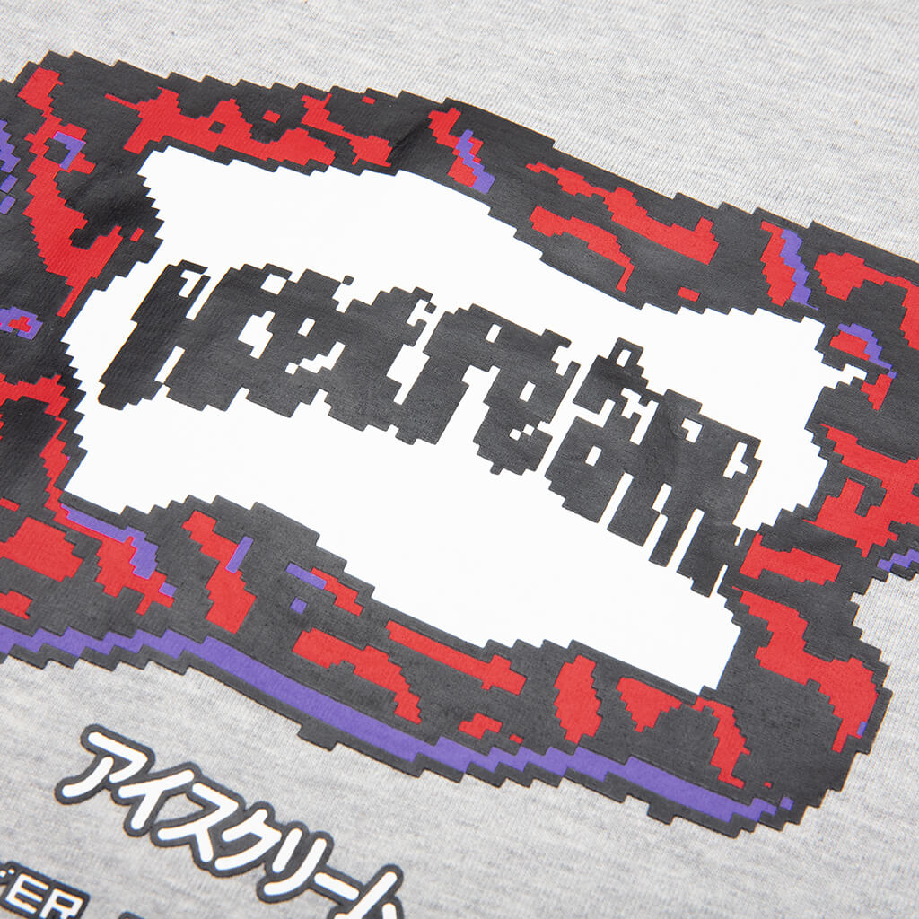 Kids Lava Flag S/S Tee - Heather Grey