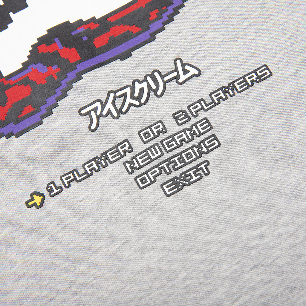 Kids Lava Flag S/S Tee - Heather Grey