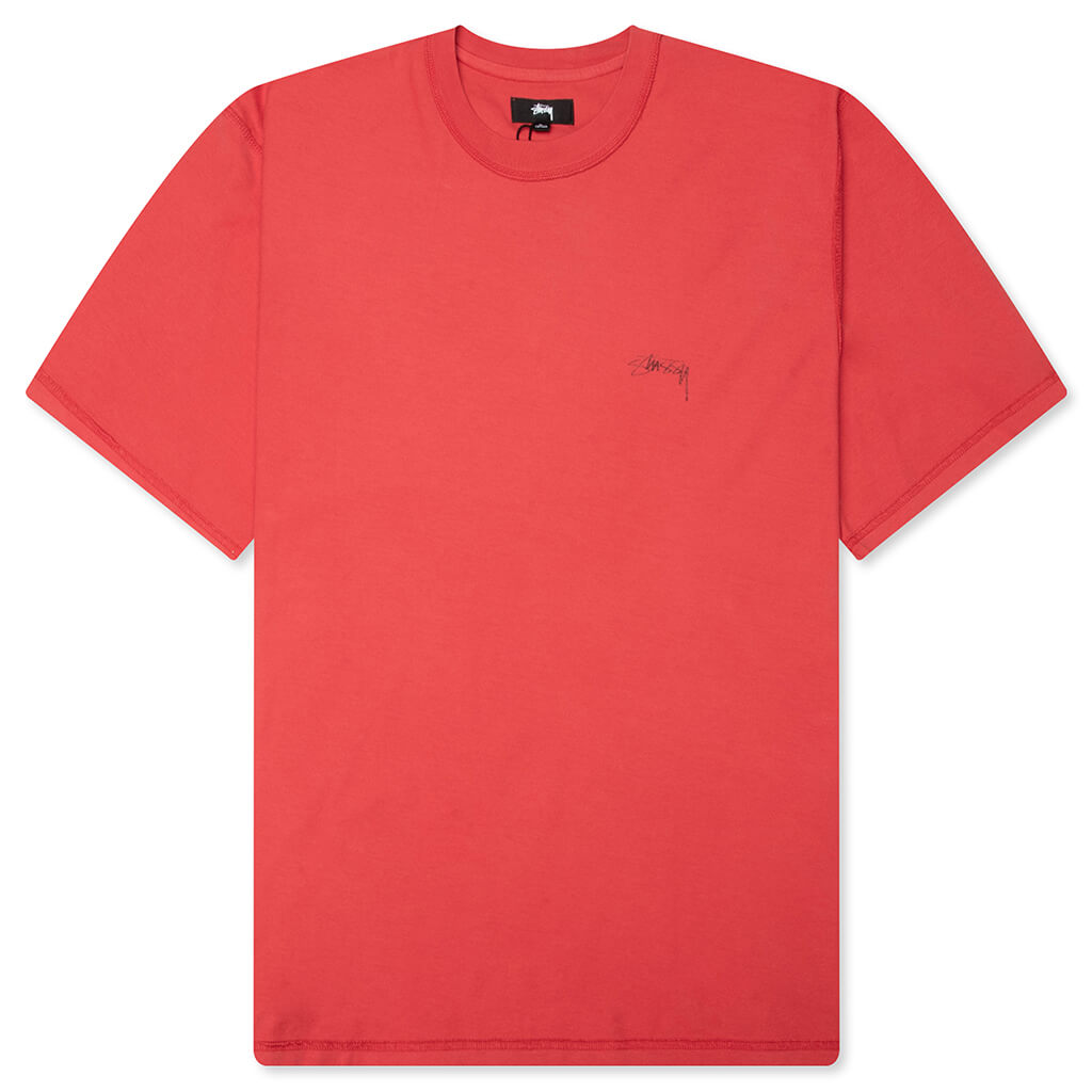 Lazy S/S Tee - Washed Red