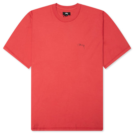Lazy S/S Tee - Washed Red