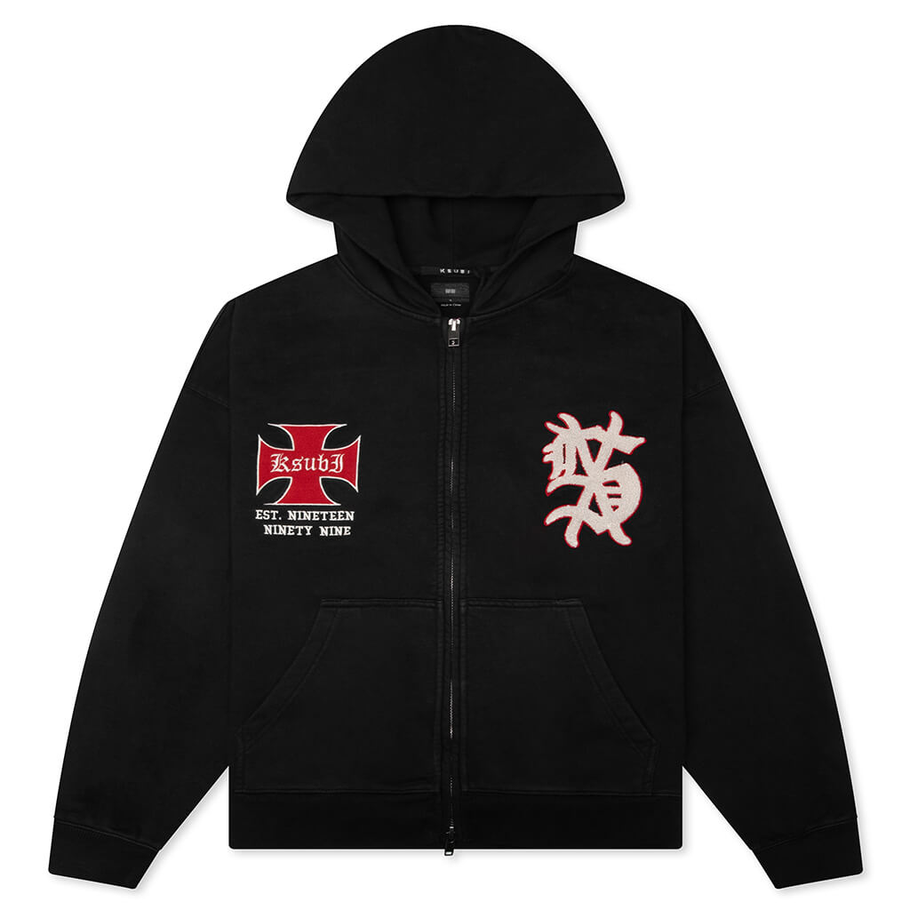 League Ekcess Zip Hoodie - Jet Black