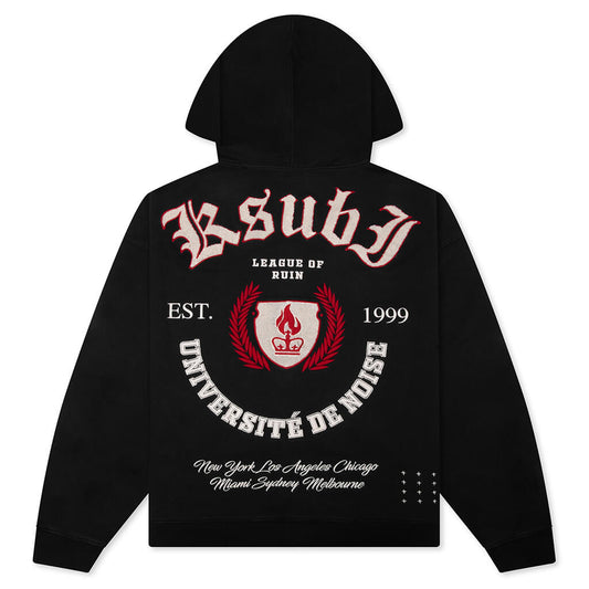 League Ekcess Zip Hoodie - Jet Black