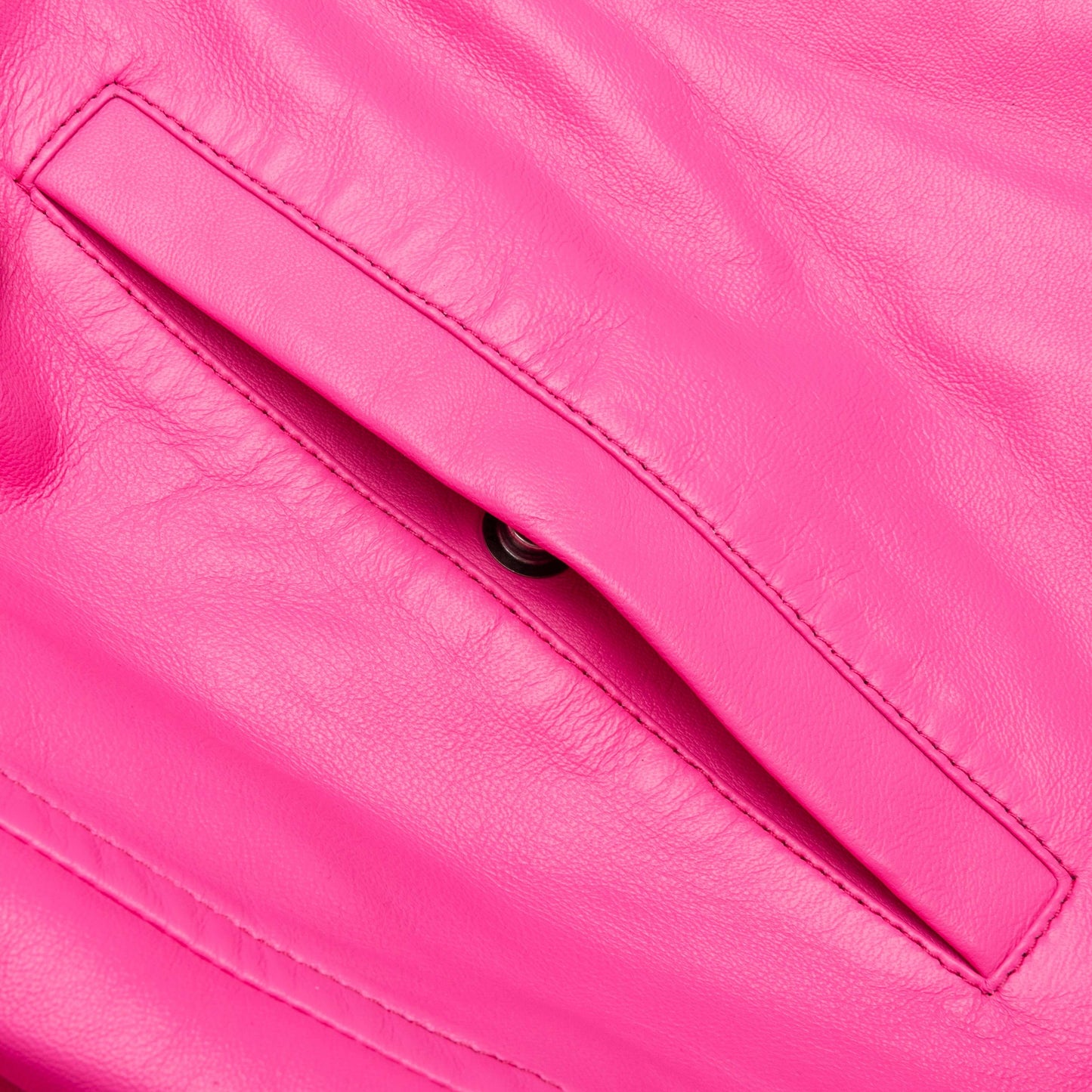 Leather Jacket - Bubble Pink