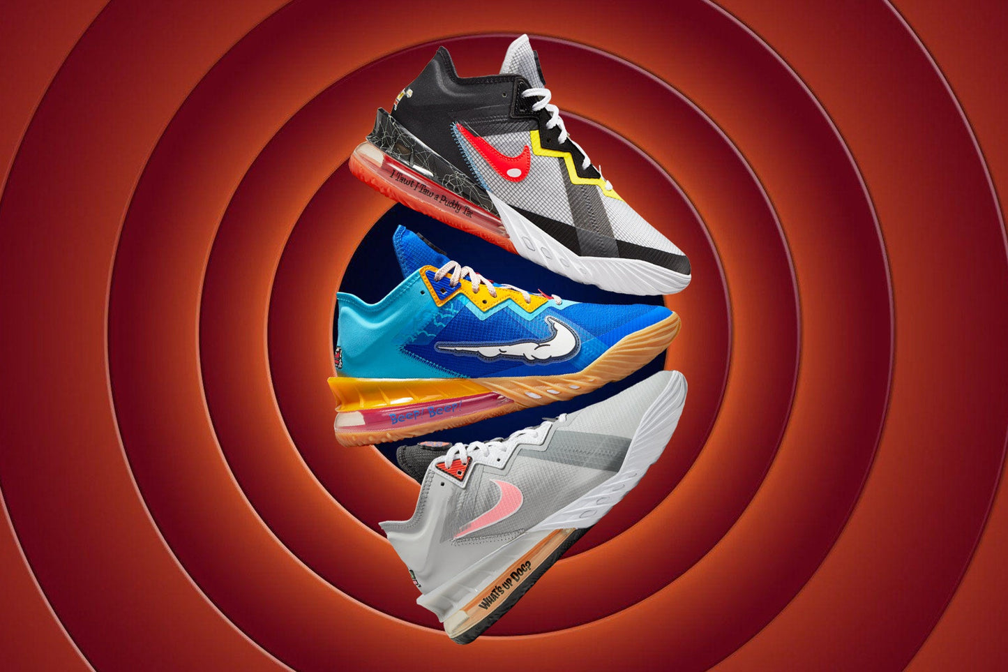 Lebron XVIII Low - Light Smoke Grey/Sunset Pulse