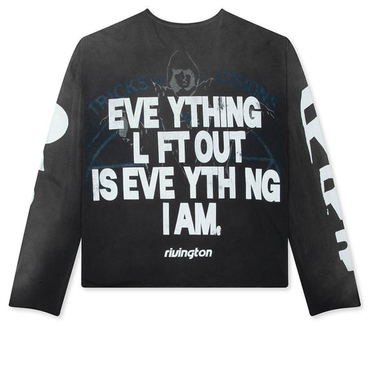 Left Out Enemy L/S Tee - Vintage Black