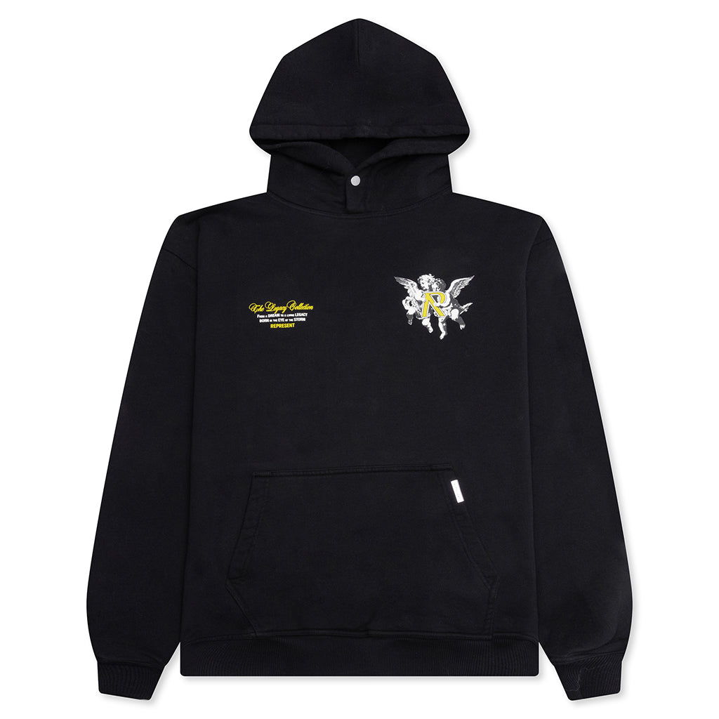 Legacy Cherubs Hoodie - Jet Black