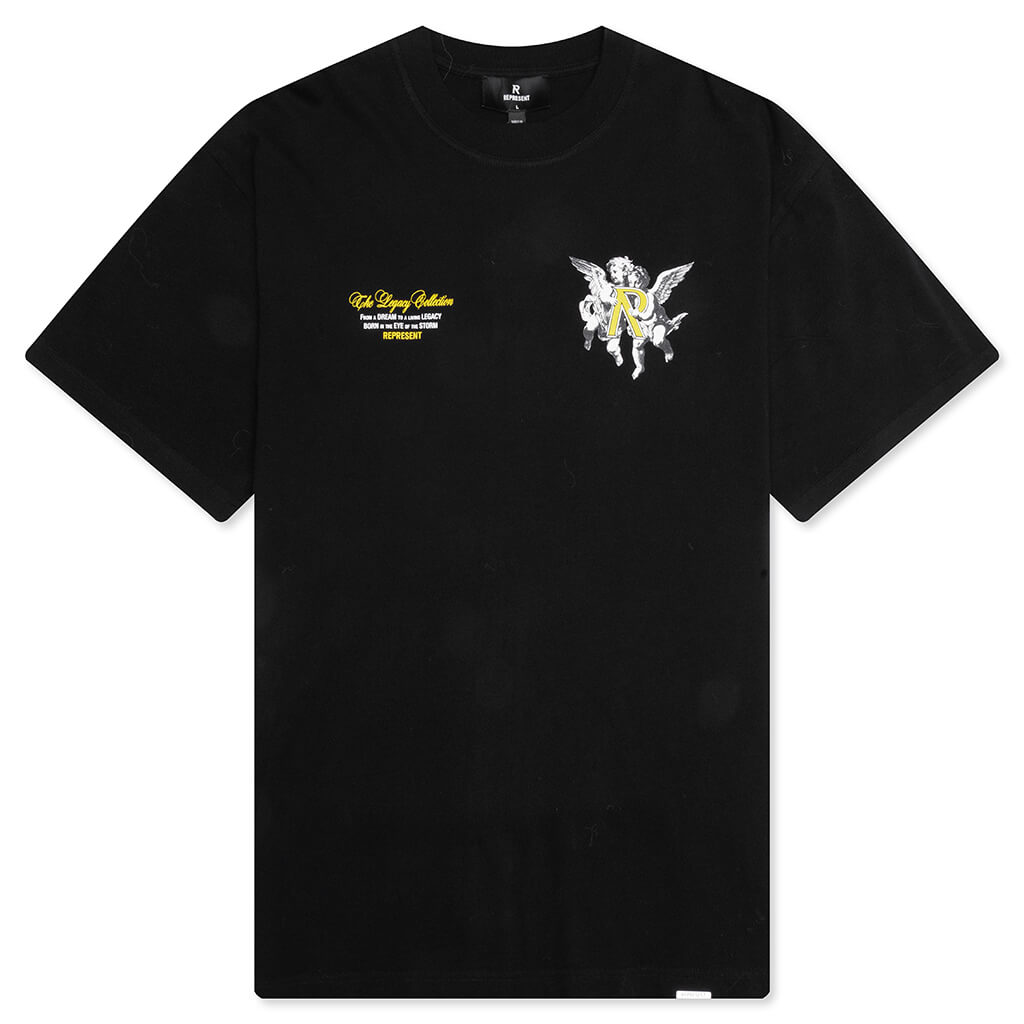 Legacy Cherubs T-Shirt - Jet Black