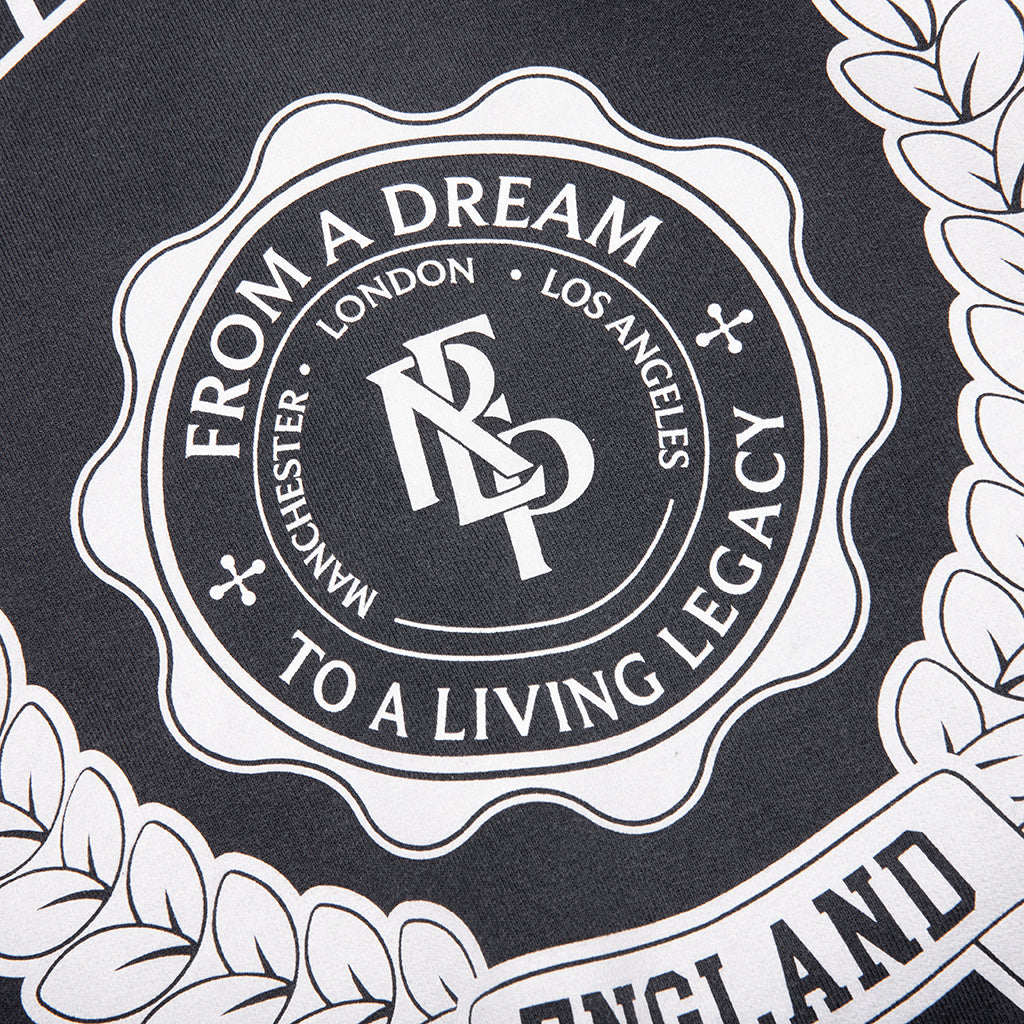 Legacy Crest Hoodie - Stained Black