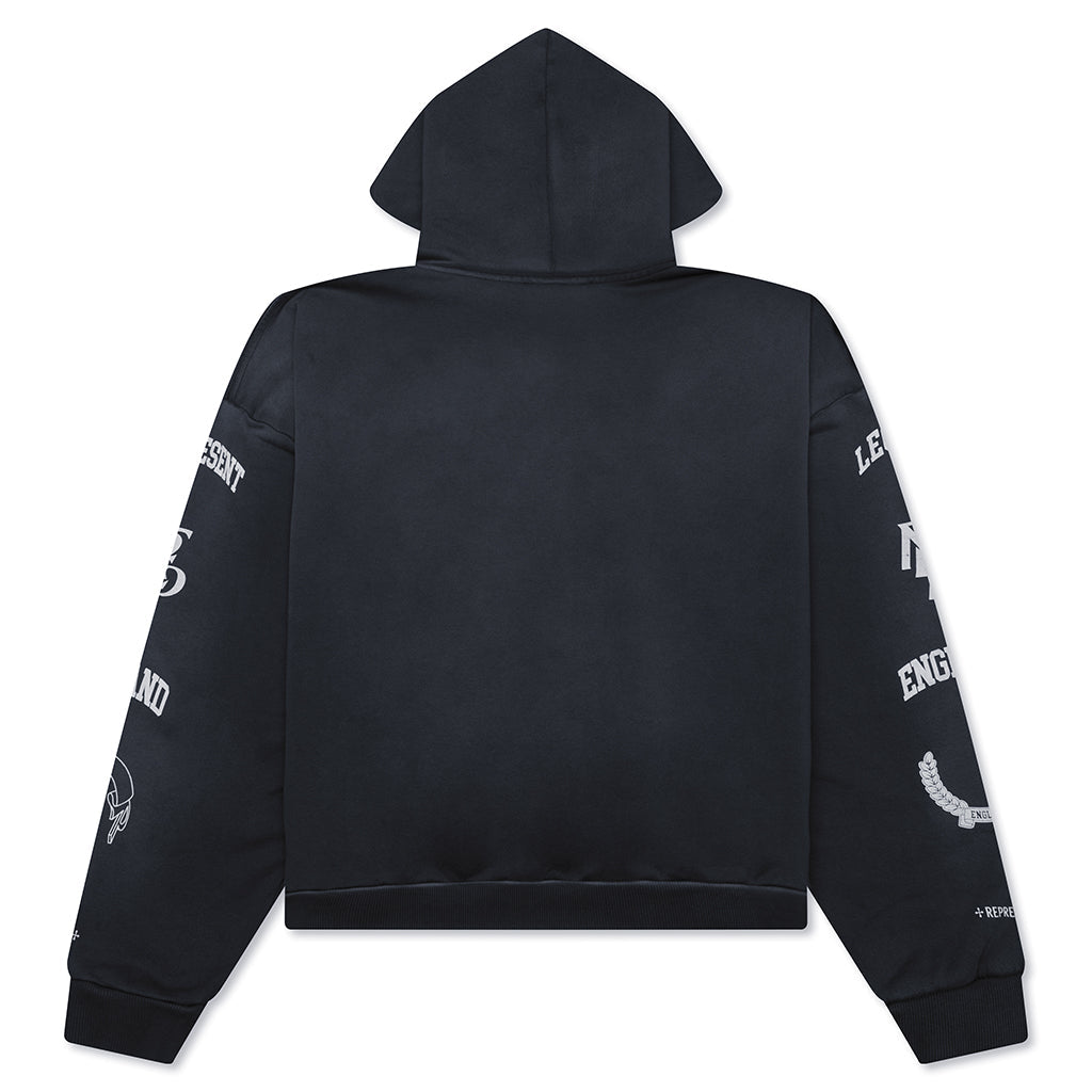 Legacy Crest Hoodie - Stained Black
