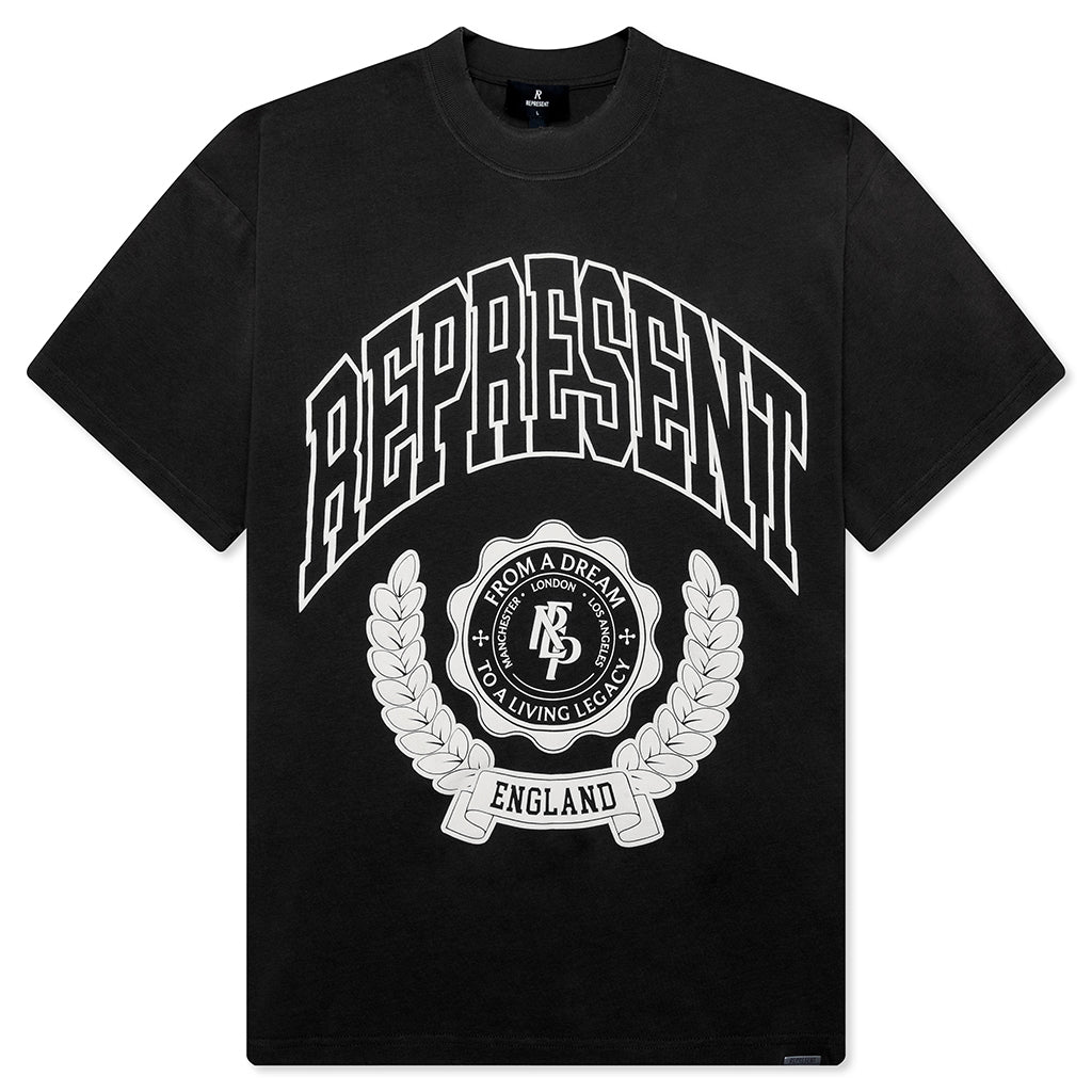 Legacy Crest T-Shirt - Stained Black