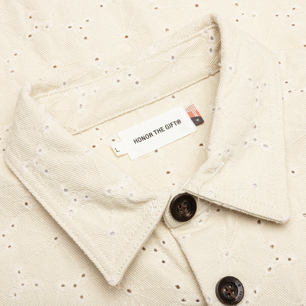 Legacy Eyelet Shirt - Bone