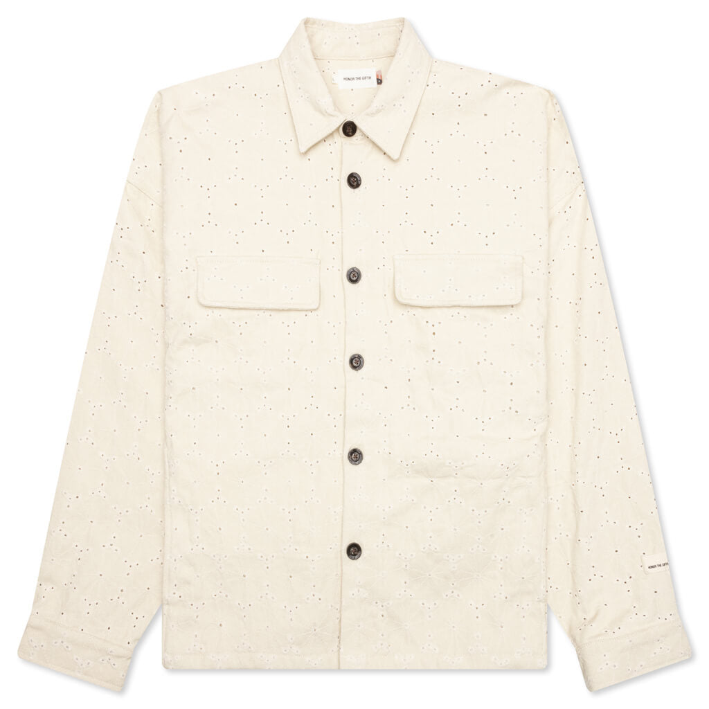Legacy Eyelet Shirt - Bone