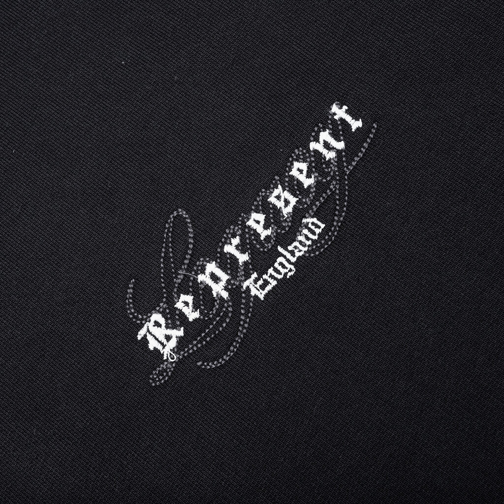 Legacy Overprint Hoodie - Vintage Black