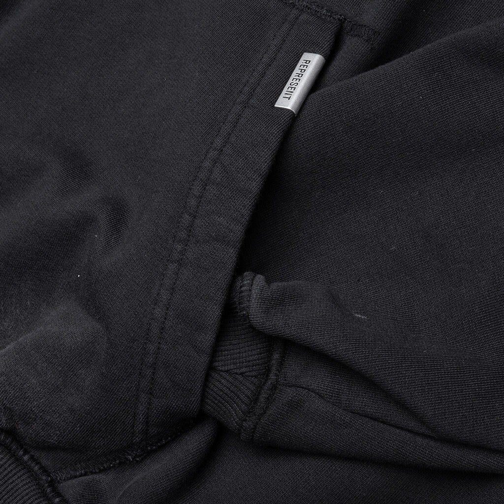 Legacy Overprint Hoodie - Vintage Black