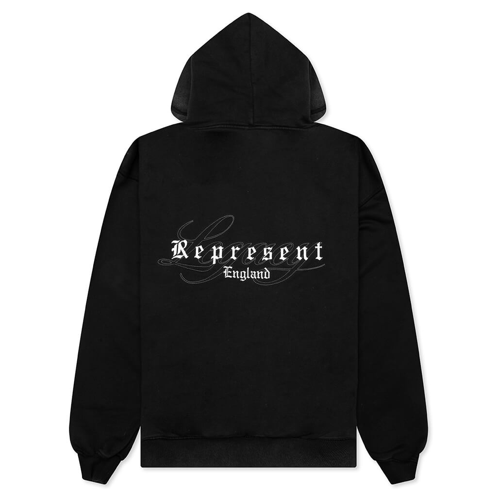Legacy Overprint Hoodie - Vintage Black