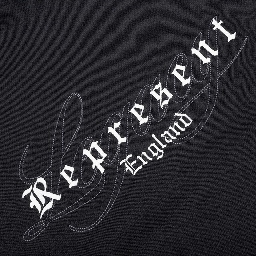 Legacy Overprint Hoodie - Vintage Black