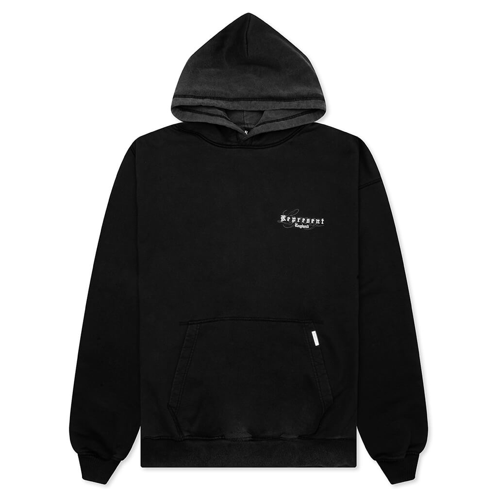 Legacy Overprint Hoodie - Vintage Black