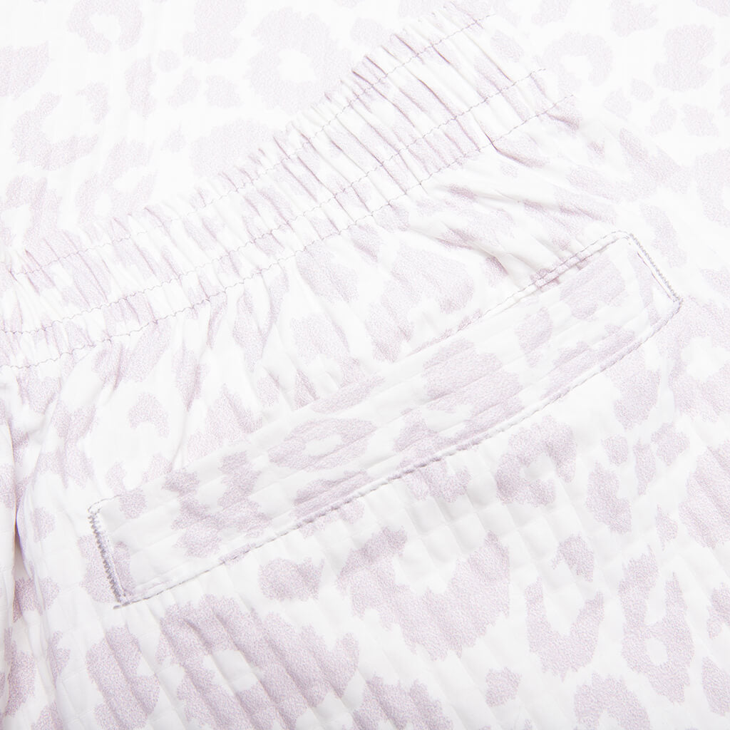 Leopard Active Shorts - Off White