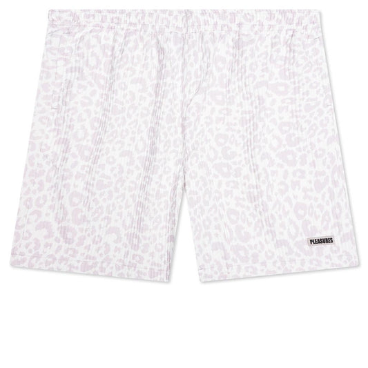 Leopard Active Shorts - Off White