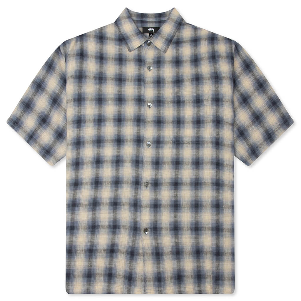 Liam S/S Plaid Shirt - Blue