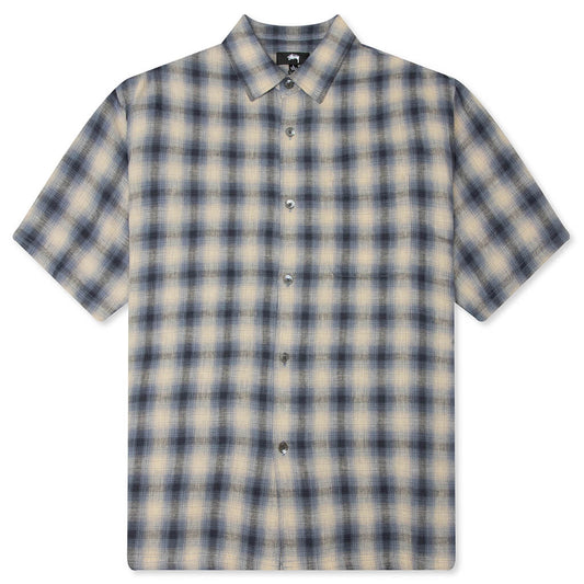 Liam S/S Plaid Shirt - Blue