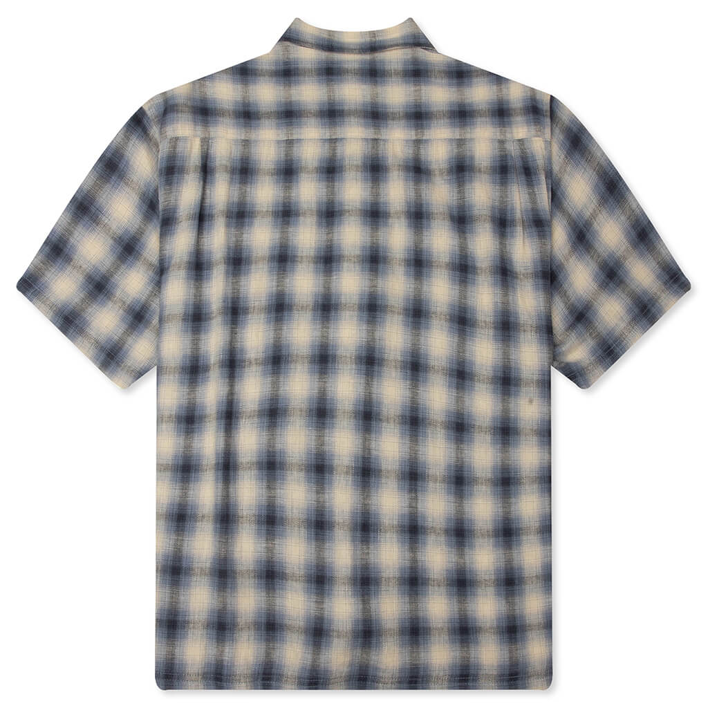 Liam S/S Plaid Shirt - Blue