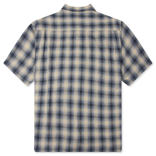 Liam S/S Plaid Shirt - Blue