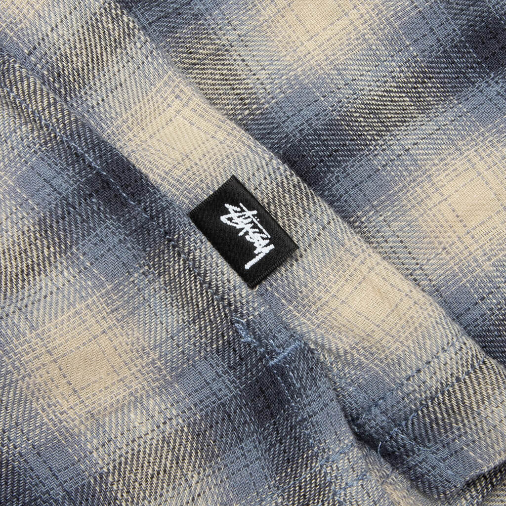 Liam S/S Plaid Shirt - Blue