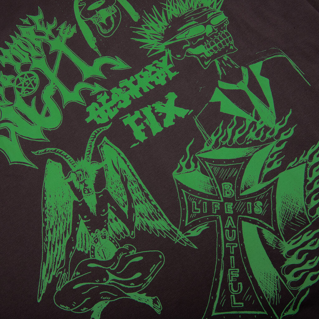 Hope You're Well S/S Tee - Brown