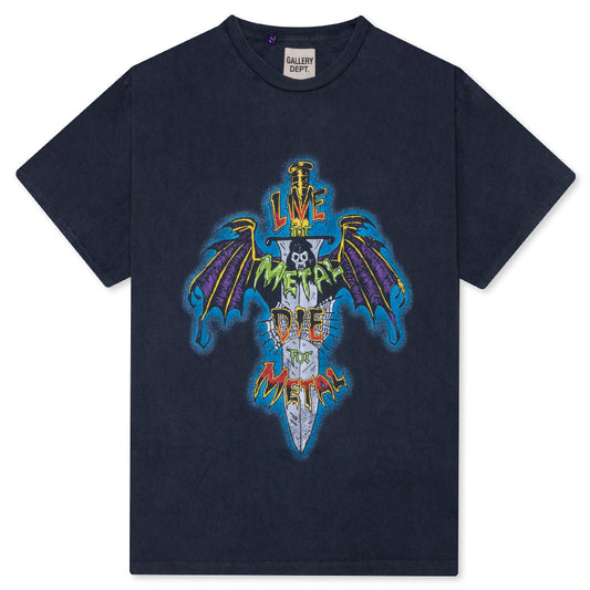 Live For Metal Tee - Vintage Black