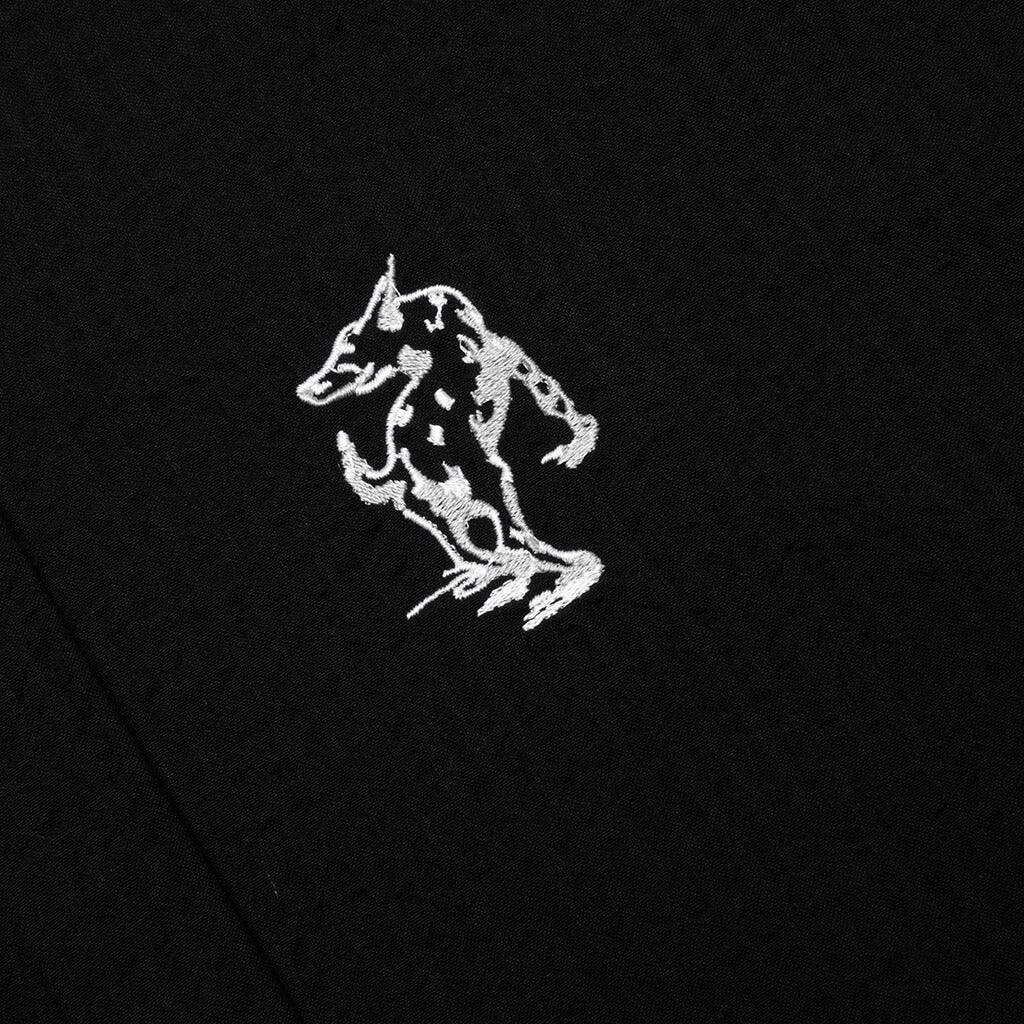 Live Life With Ease Button Up - Black