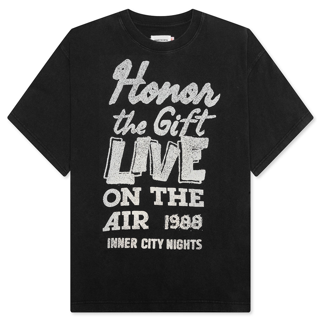 Live On The Air T-Shirt - Black