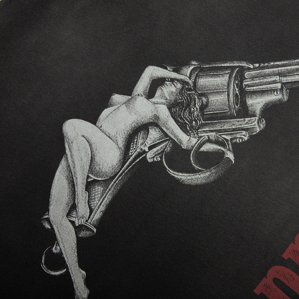 Loaded With Love T-Shirt - Stained Black