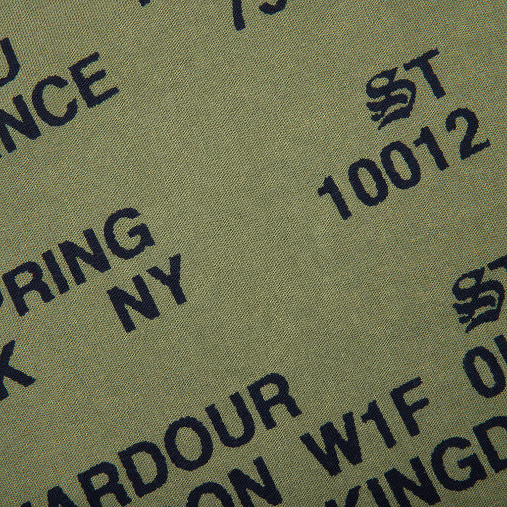 Locations Pigment Dyed Tee - Olive