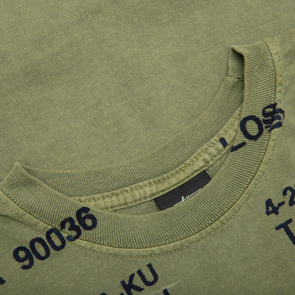 Locations Pigment Dyed Tee - Olive