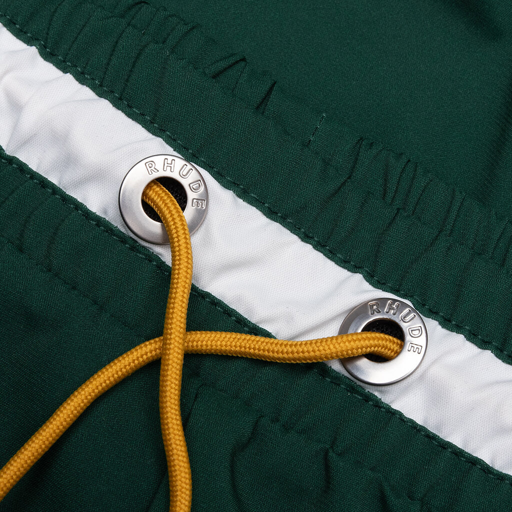 Logo Basketball Swim Short - Forest Green/Black/White