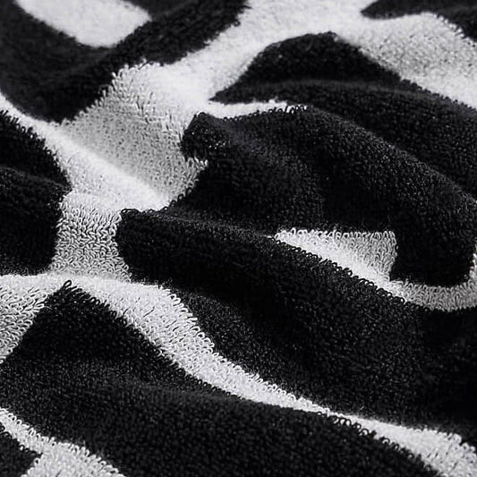 Logo Bath Towel - Black